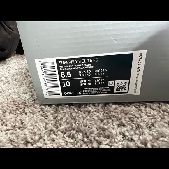 ❌SOLD❌Brand new mercurial superfly 8 size 8.5 US - Picture 10 of 10